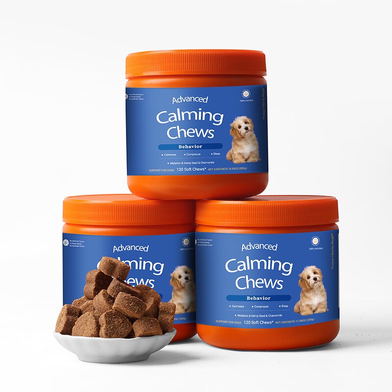 Dog Calming Granules Manufacturer - Organic Chamomile Anxiety Sleep Relief OEM Vitamins