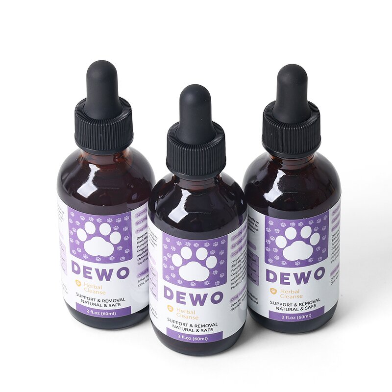 Pet Oral Deworming Liquid Manufacturer - Herbal for Dog Cat Skin Coat Flea Removal Safe