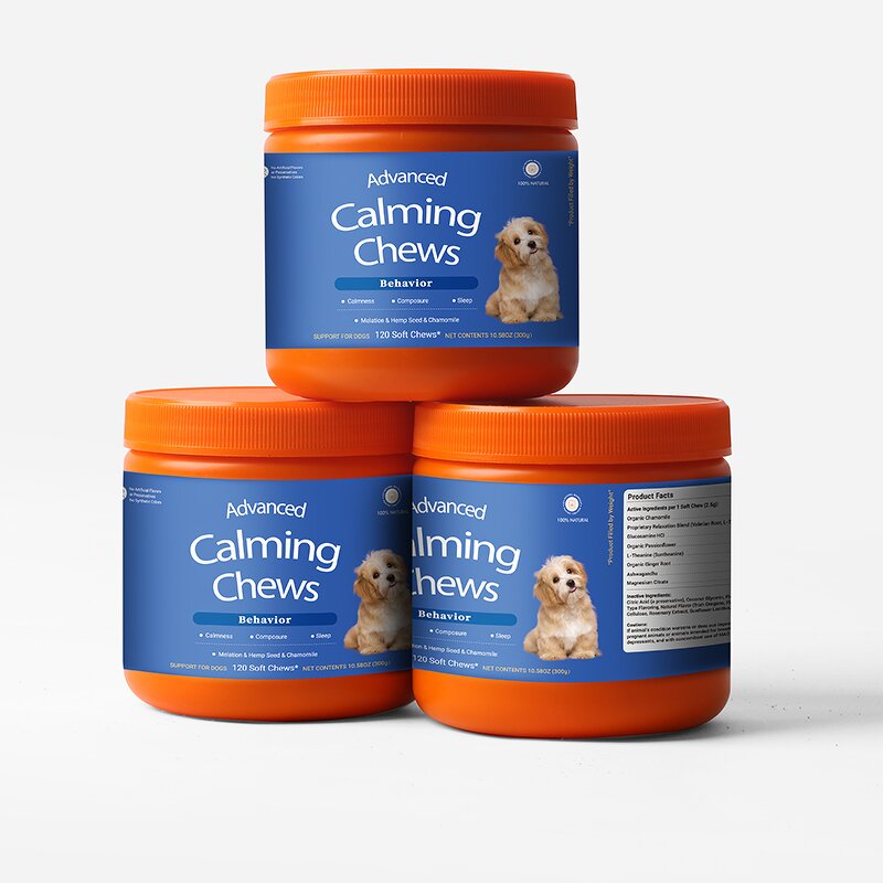 Dog Calming Granules Manufacturer - Organic Chamomile Anxiety Sleep Relief OEM Vitamins