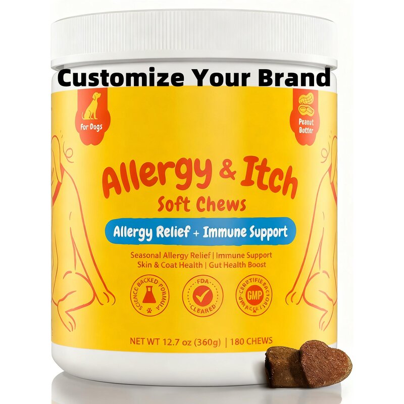 Pet Anti-allergic Soft Chews Manufacturer - Cat Dog Universal Itching Relief Immune Health