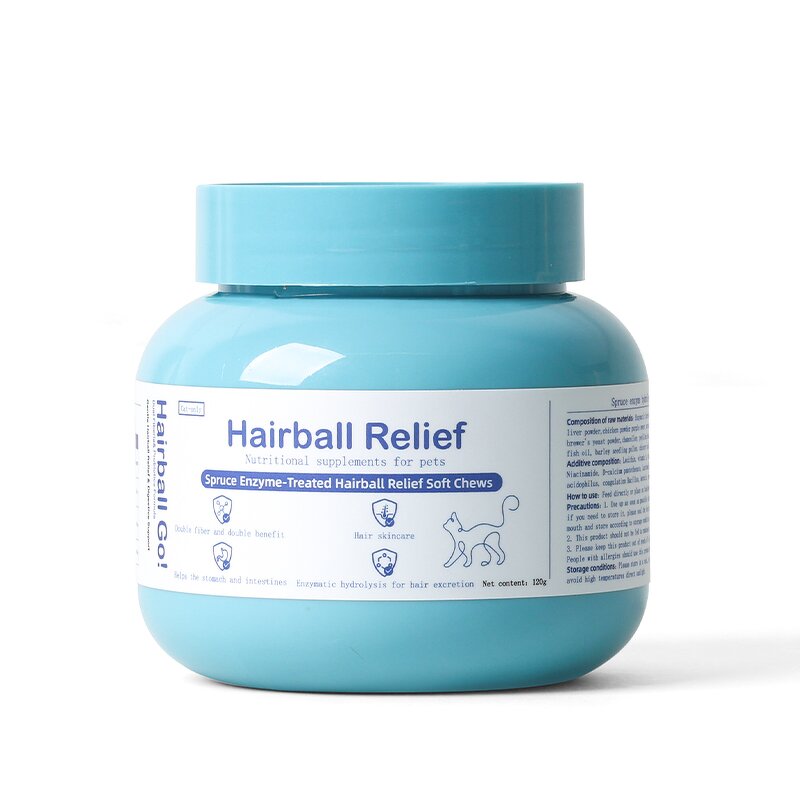 Cat Hairball Soft Chews Manufacturer - Cloud Spruce Enzyme Cat Grass Fish Oil Lecithin