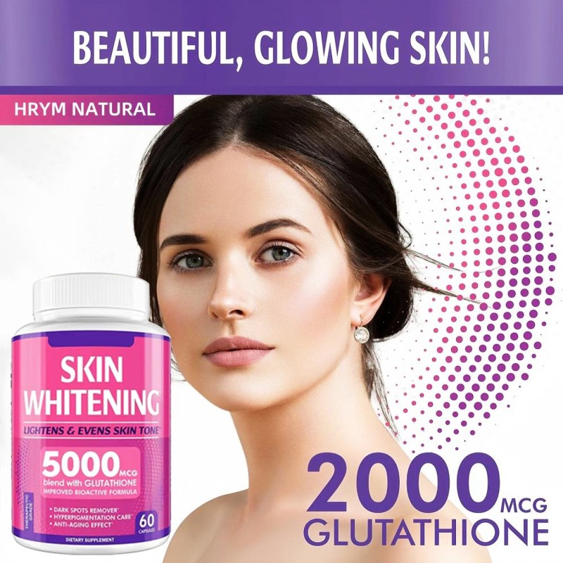 Wholesale 2000mg Halal Skin Whitening Capsules Manufacturer - Healthcare Supplement for Skin Brightening