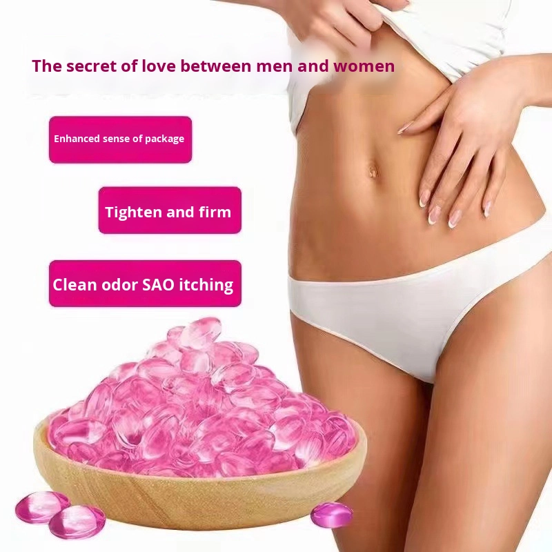 Sample Support Papa Rose Healthcare Supply Women's Intimate Care Capsules Manufacturer - Pink Moisturizing Firming Tightening