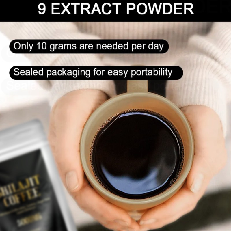 OEM/ODM/OBM Private Label Shilajit Instant Coffee Powder Manufacturer - Himalayan Pure Coffee Blend for Immune Support