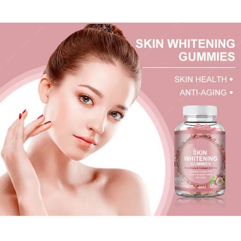 OEM ODM Hot Sale Skin Whitening Gummies Manufacturer - With L-Glutathione Collagen Biotin for Glowing Youthful Skin