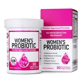 OEM Women Probiotic Capsules 50 Billion CFU Manufacturer - With Cranberry Organic Prebiotics for Urinary Health