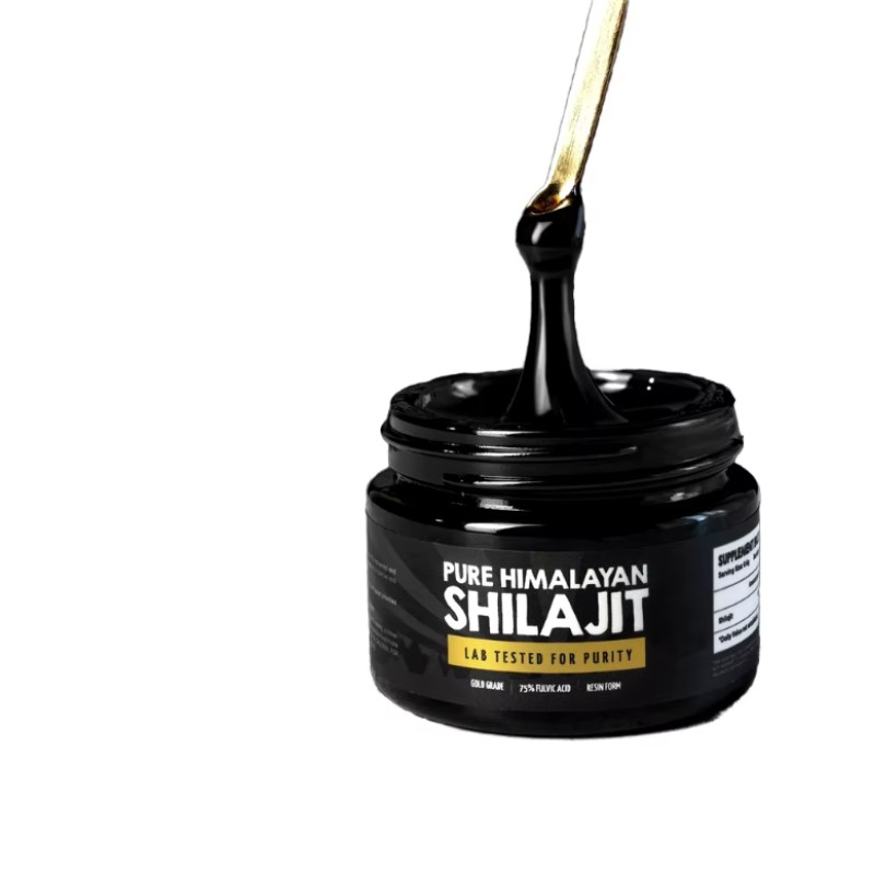 Authentic Pure Himalayan Shilajit Resin Manufacturer - 85% Fulvic Acid Large Jar Herbal Supplements Lab Tested