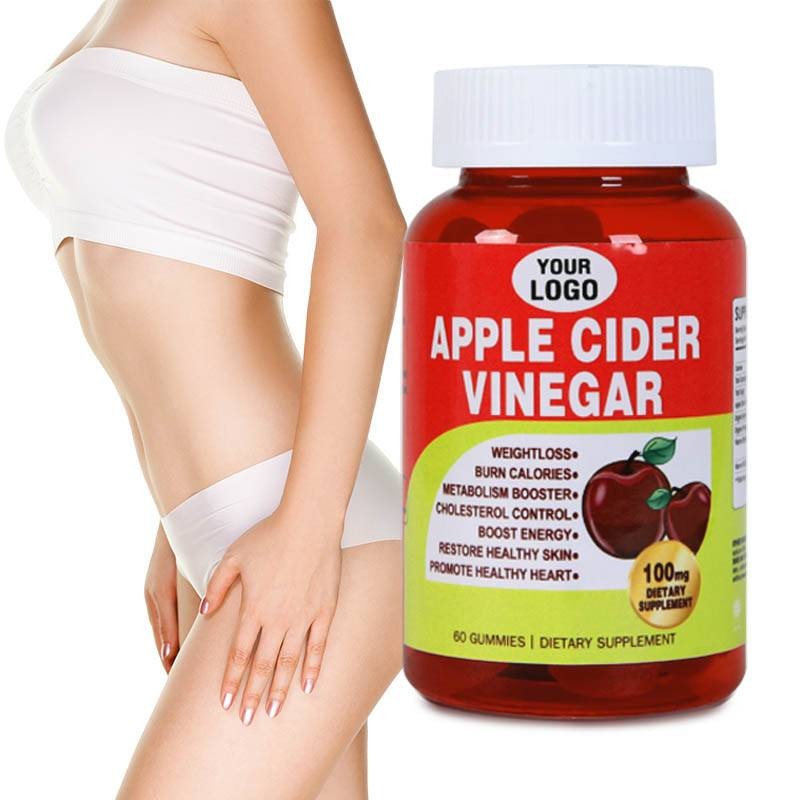Organic Sugar Free Apple Cider Vinegar Vitamins Candy Manufacturer - ACV OEM Weight Loss Apple Vinegar Soft Candy Keto Gummies