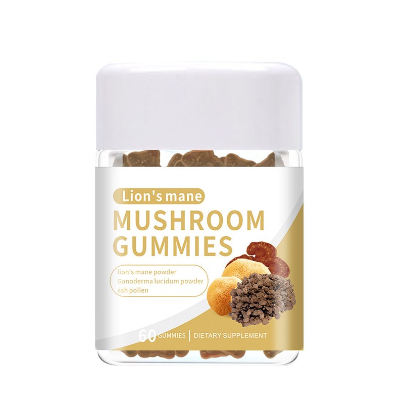 OEM/ODM Vegan Lion's Mane Mushroom Gummies Manufacturer - Organic Nootropics Brain Supplement with Private Label