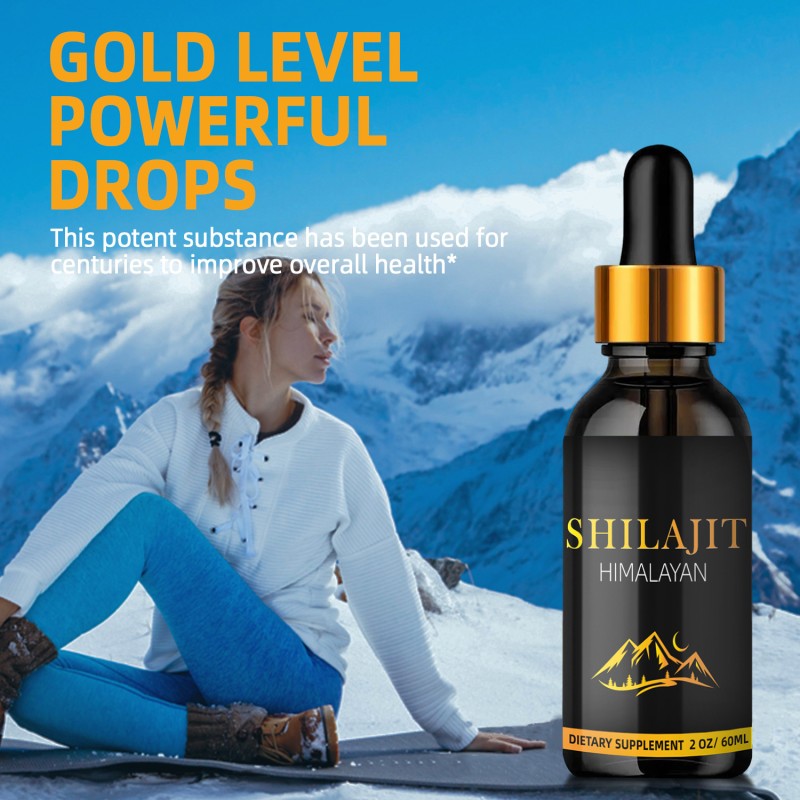Private Label OEM Nature Purified Shilajit Drops Manufacturer - Fulvic Acid Shilajit Extract Resin Liquid Drops