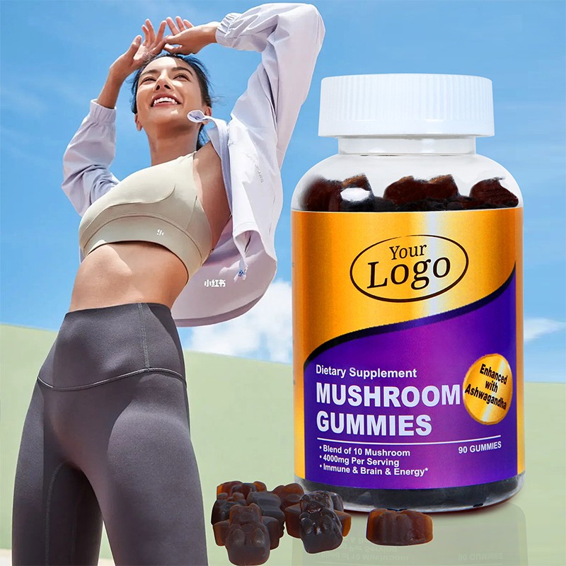 OEM Vegan Powerful Energy-Boosting Mushroom Gummies Factory - Brain and Immunity Enhancing Vitamins with Custom Manufacturing