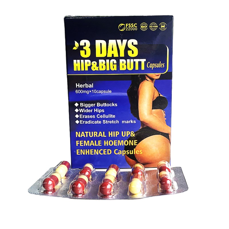 Source Factory for Super Maca 3 Days Big Size Butt and Hip up Growth Pills - Buttock Booty Enlargement Pills