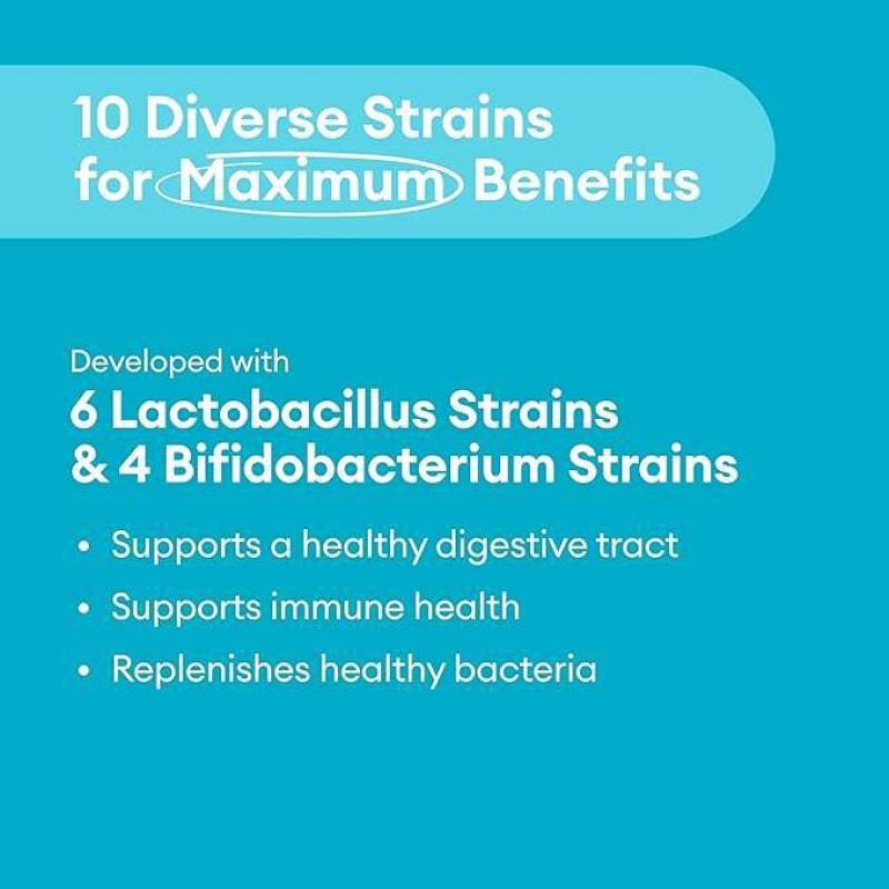 OEM Probiotics 60 Billion CFU Manufacturer - 10 Diverse Strains with Organic Prebiotic for Digestive Gut Health