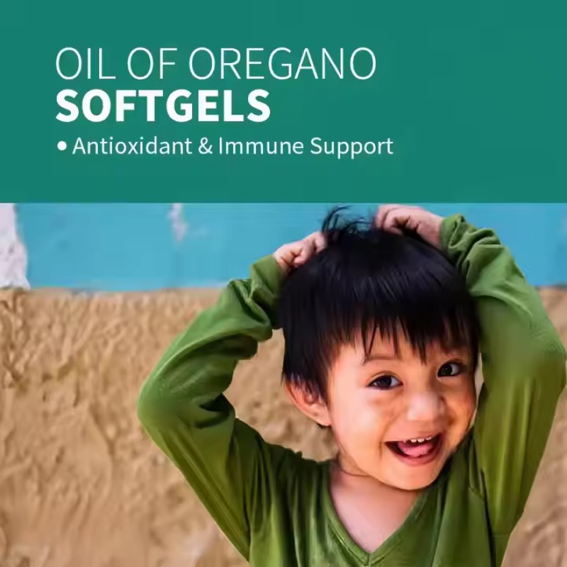 OEM Manufacturer's Private Label Oregano Oil Carvacrol Softgels Capsules Factory - Antioxidant Oral Liquid for Adults Children