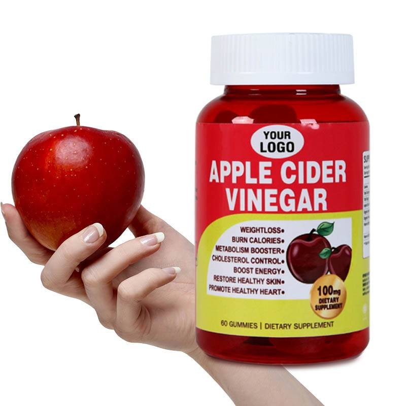 Organic Sugar Free Apple Cider Vinegar Vitamins Candy Manufacturer - ACV OEM Weight Loss Apple Vinegar Soft Candy Keto Gummies