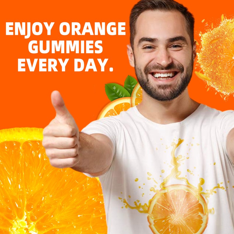 Vegetarian Pectin Vitamin C Gummies Manufacturer - Soft Candy Skin Whitening Immune Daily Nutritional Supplement