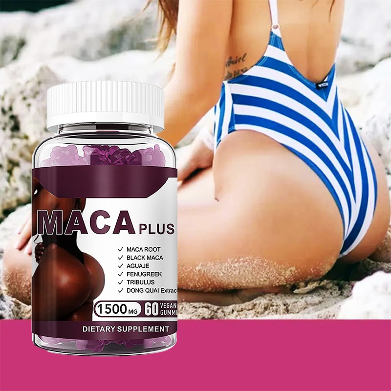 Source Factory for Private Label Maca Gummies with Customized Big Butt and Hips Enlargement - Booty Maca Plus Gummies
