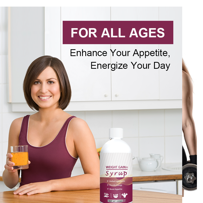 Private Label Wholesale Weight Gainer Supplements Manufacturer - Appetite Booster Shake Syrup for Effective Weight Gain