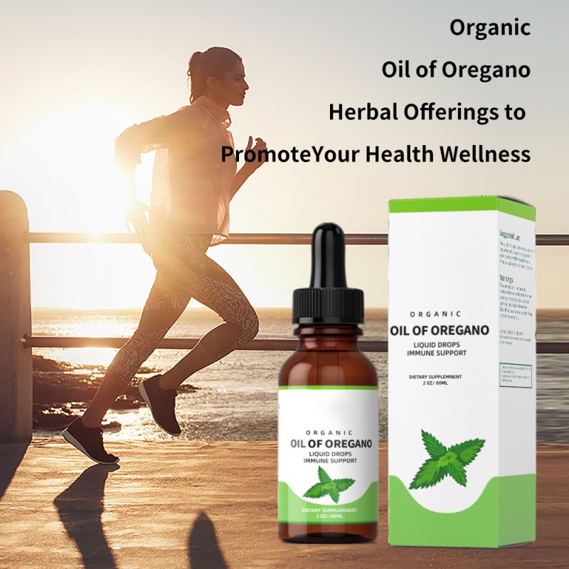 OEM Private Label Organics 100% Natural Oregano Oil Liquid Drops Factory - Antioxidants Organic Oregano Oil Drops