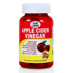 Organic Sugar Free Apple Cider Vinegar Vitamins Candy Manufacturer - ACV OEM Weight Loss Apple Vinegar Soft Candy Keto Gummies