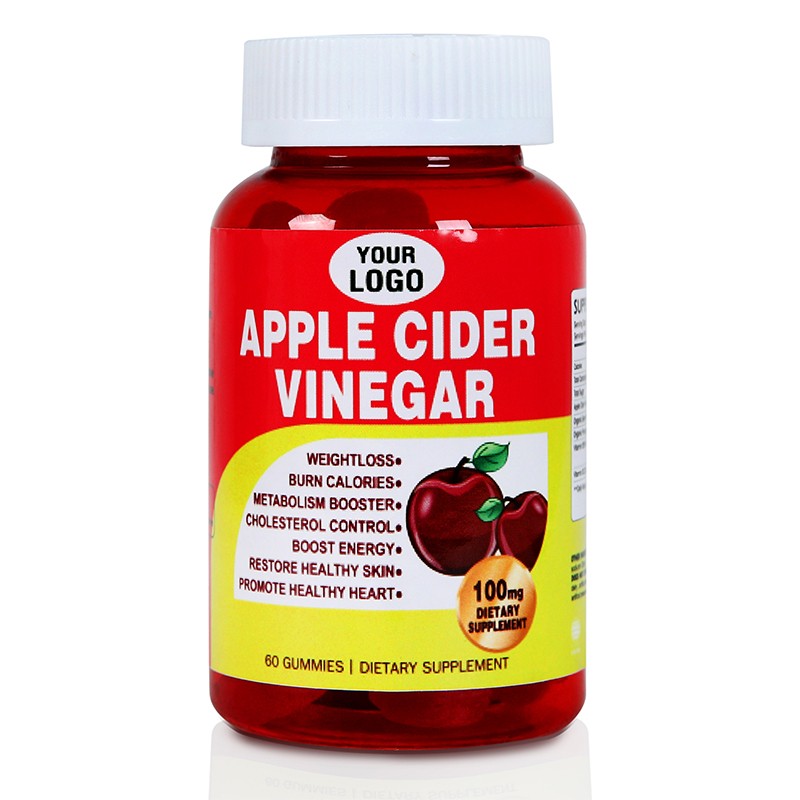 Organic Sugar Free Apple Cider Vinegar Vitamins Candy Manufacturer - ACV OEM Weight Loss Apple Vinegar Soft Candy Keto Gummies