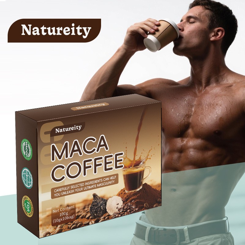 Maca Infused Coffee Blend Manufacturer - Natural Energy Boost for Men with Sustained Vitality Focus