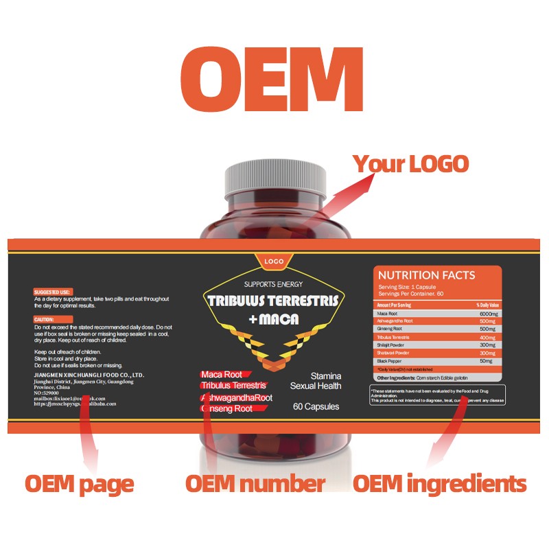 Enhance Natural Energy Booster Horny Goat Weed Gummies Manufacturer - Increase Energy Endurance Gummy Candy for Men Teenagers