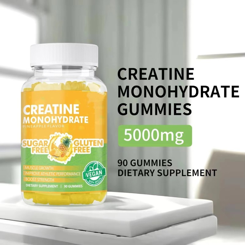 OEM Private Label High Quality Creatine Monohydrate Gummies Manufacturer - Muscle Builder Monohydrate Creatine Gummies