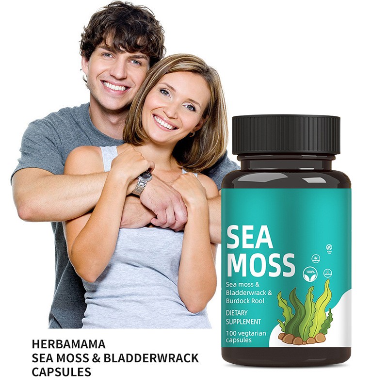 OEM Private Label Ashwagandha Turmeric Burdock Root Sea Moss Capsules Factory - Black Seed Oil Bladderwrack Supplement