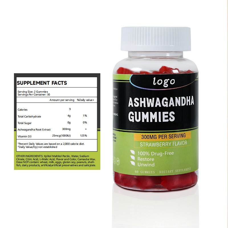 OEM/ODM Extract Ashwagandha Capsules Manufacturer - Adaptogenic Herb for Healthy Nervous System Vitamin Supplement