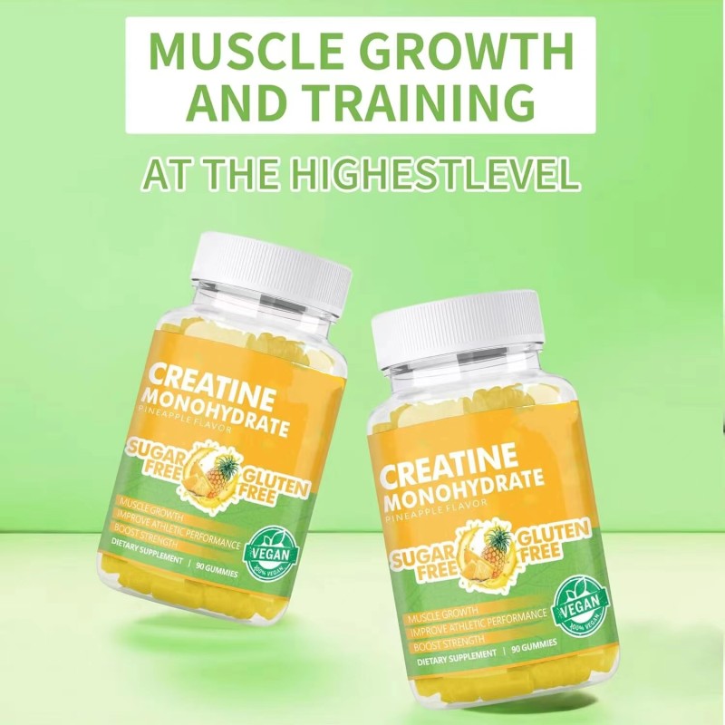 OEM Private Label High Quality Creatine Monohydrate Gummies Manufacturer - Muscle Builder Monohydrate Creatine Gummies