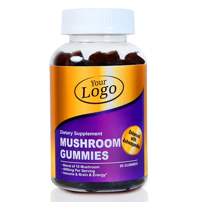 OEM Vegan Powerful Energy-Boosting Mushroom Gummies Factory - Brain and Immunity Enhancing Vitamins with Custom Manufacturing