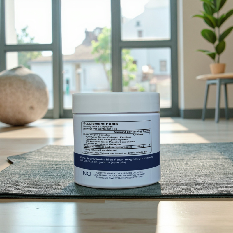 GMP Custom Logo Beauty Products Collagen Capsule Supplement Manufacturer - Skin Whitening Collagen Vitamin C