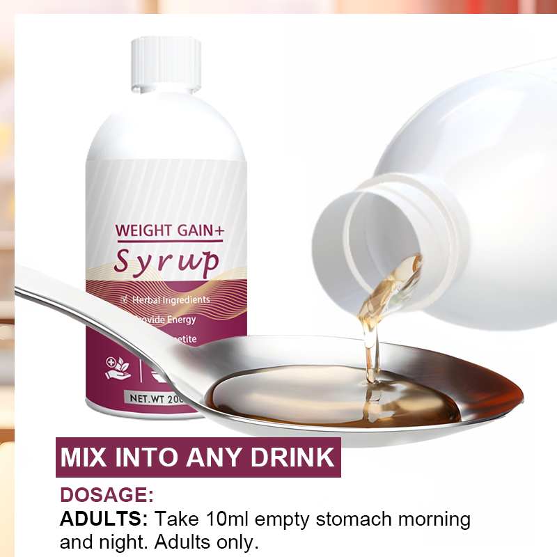 Private Label Wholesale Weight Gainer Supplements Manufacturer - Appetite Booster Shake Syrup for Effective Weight Gain
