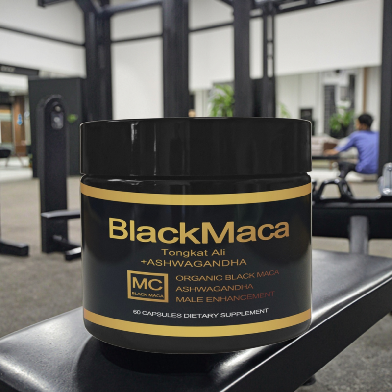 OEM Black Maca Complex Manufacturer - with Ashwagandha Tongkat Ali Cistanche for Men Energy Stamina Vitality