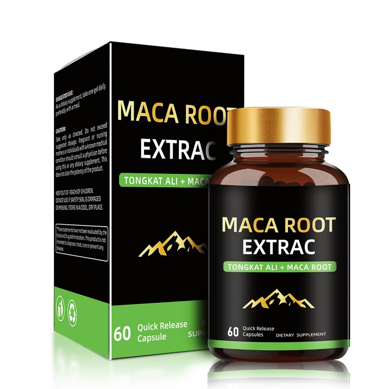 High Quality OEM Maca Root Ginseng Extract Ginseng Capsule Factory - Maca Pills Man Health Energy Enhancement Keep Hormone Balance