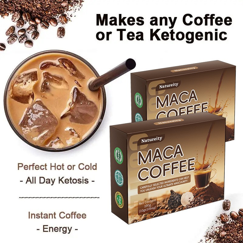 Maca Infused Coffee Blend Manufacturer - Natural Energy Boost for Men with Sustained Vitality Focus