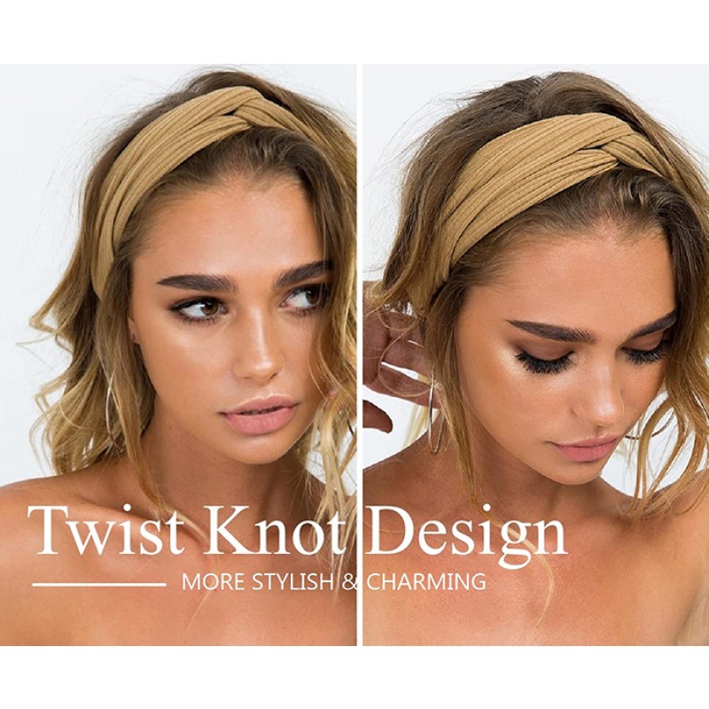 Flower Headband Manufacturer - OEM Knotted Workout Hairbands Top Knot Turban Band