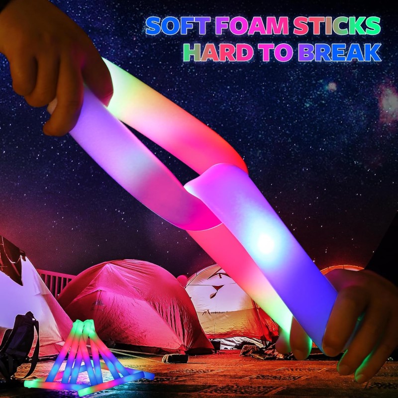 Glow Baton Factory - OEM Flashing Changing Light Cheering Stick Party Supplies