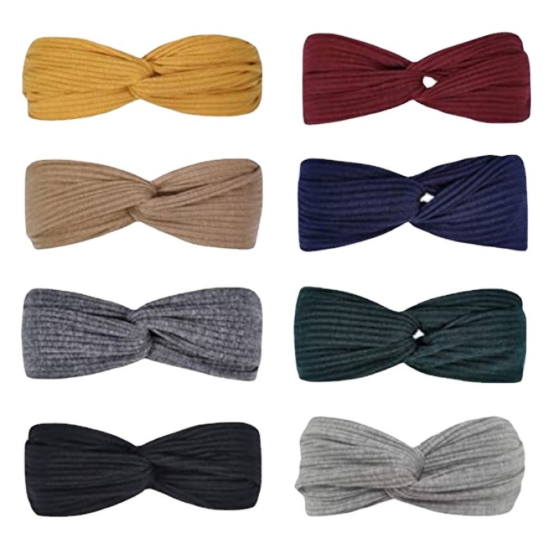 Flower Headband Manufacturer - OEM Knotted Workout Hairbands Top Knot Turban Band