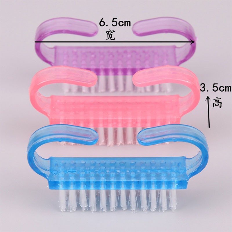 Nail Brush Supplier - Wholesale Handle Grip Plastic Manicure Dust Brush Cleaner