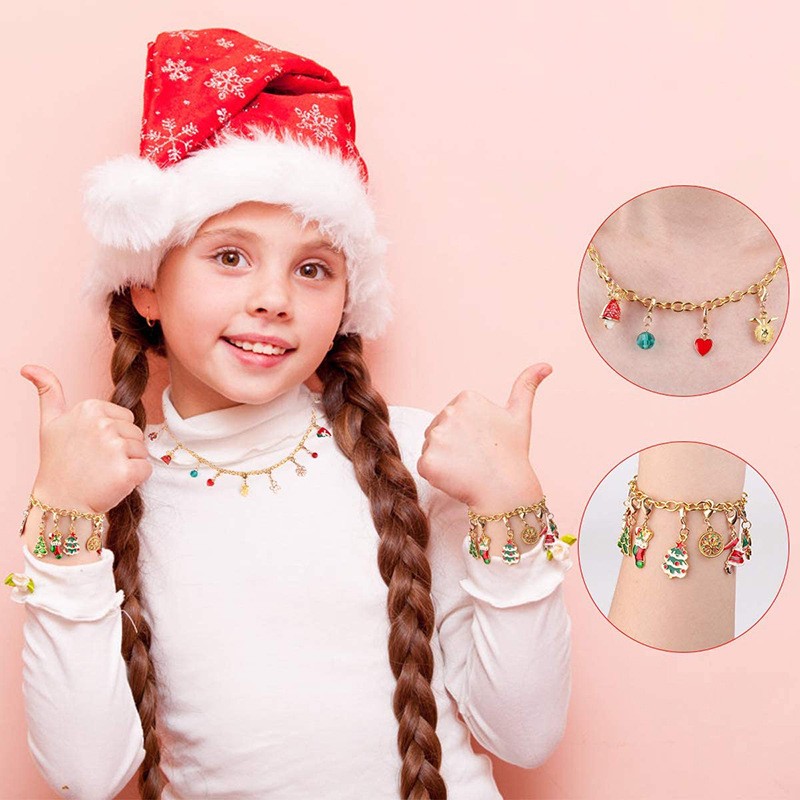 Kids Advent Calendar Manufacturer - OEM 24 Days Christmas Charms DIY Bracelet Set