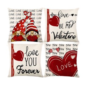 Buffalo Plaid Pillow Supplier - OEM 18x18 Valentines Day Home Decor Pillow Cover