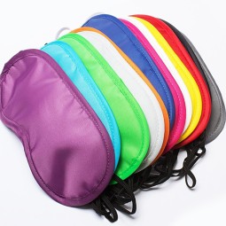 Travel Sleep Mask Supplier - OEM Lightweight Polyester Blindfold with Sponge Filling