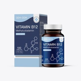 Vitamin B12 Tablets Manufacturer - 2000MCG 60 Count Plant Extract 24-Month OEM/ODM