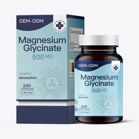 Magnesium Glycinate Capsules Manufacturer - 2/Serving Bone Density Adult OEM