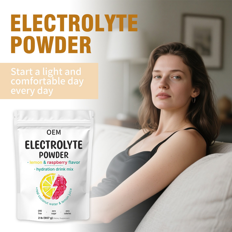 Electrolyte Powder Manufacturer - Lemon Raspberry Sugar-Free Hydration OEM