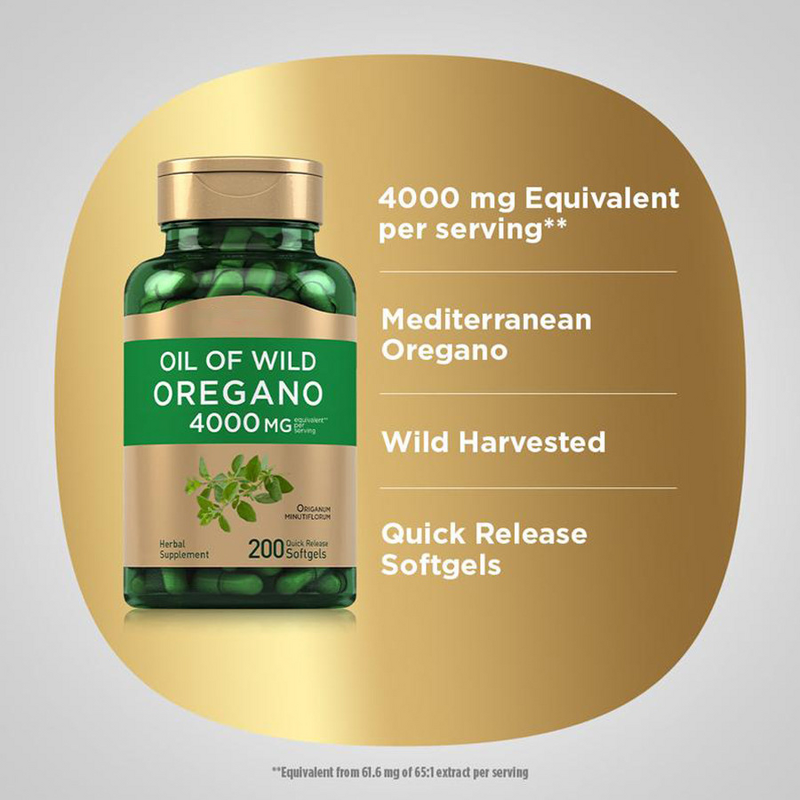 Oregano Oil Softgels Manufacturer - Natural Antibiotic Adult Customizable Cross-Border