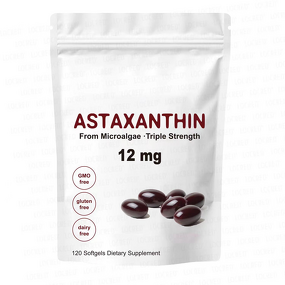 Astaxanthin Softgels Manufacturer - Skin Bone Health 2/Day Marine Biology OEM