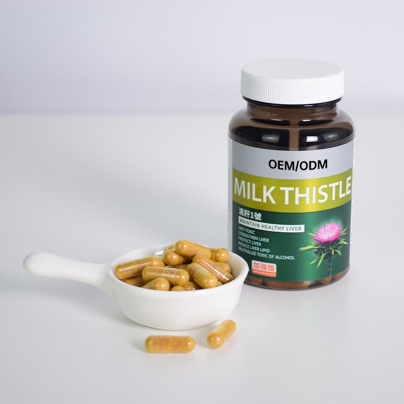 Milk Thistle Capsules Manufacturer - Liver Detox Silymarin Antihangover OEM/ODM